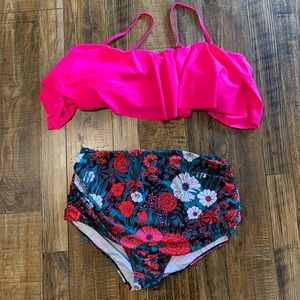 Plus Size High Waisted Bikini